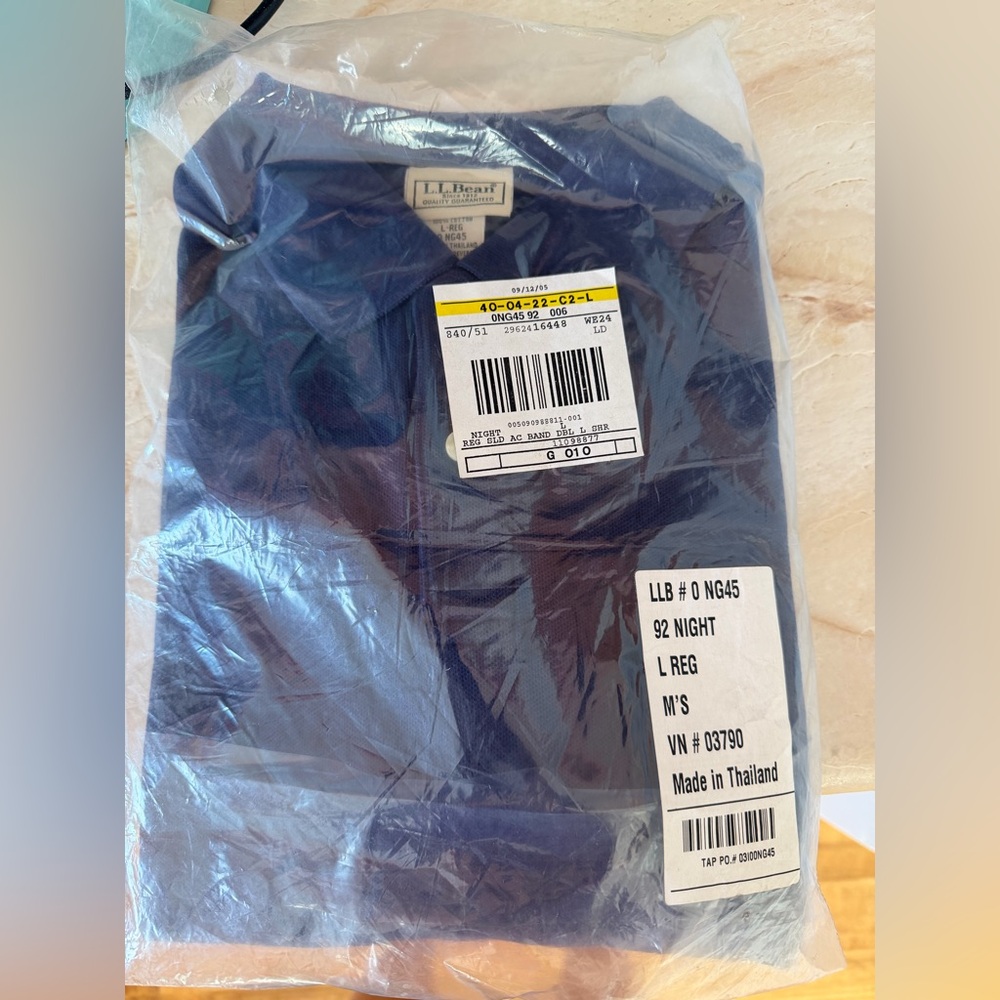 L.L. Bean Navy Polo Shirt